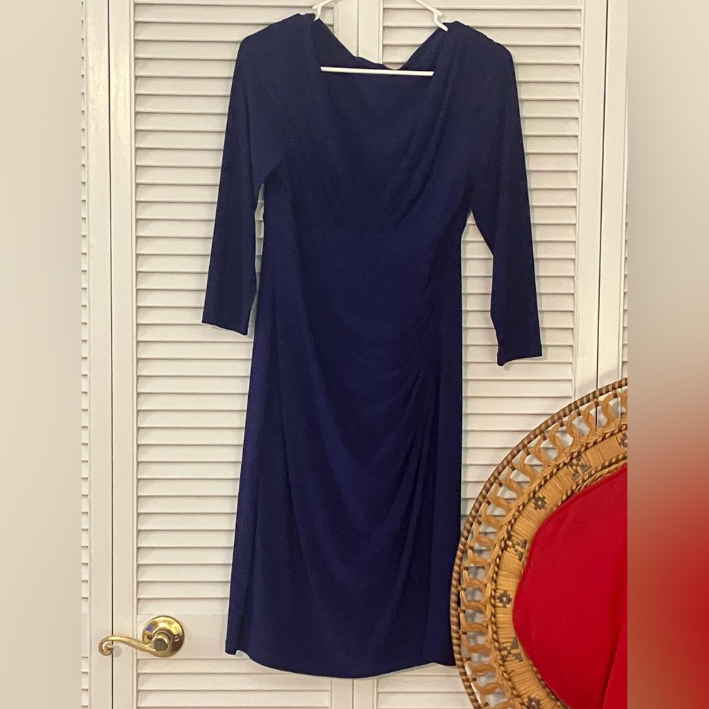 Ralph Lauren Violet-Blue Knit Dress